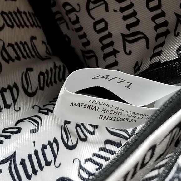 Juicy Couture Be Classic II Satchel Tic Tok Bag Logo Y2K  Crossbody 90s Coquette - Picture 12 of 16